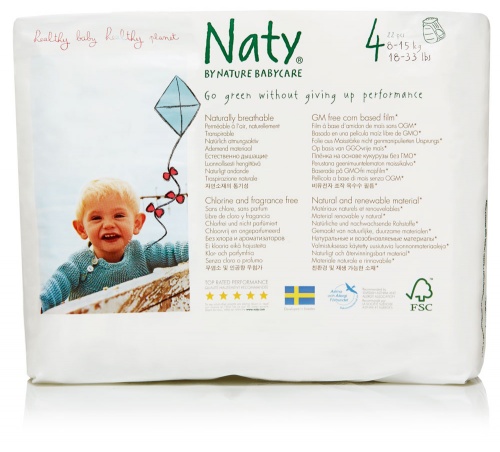 Naty Nature Babycare Pull Up Pants Size 4